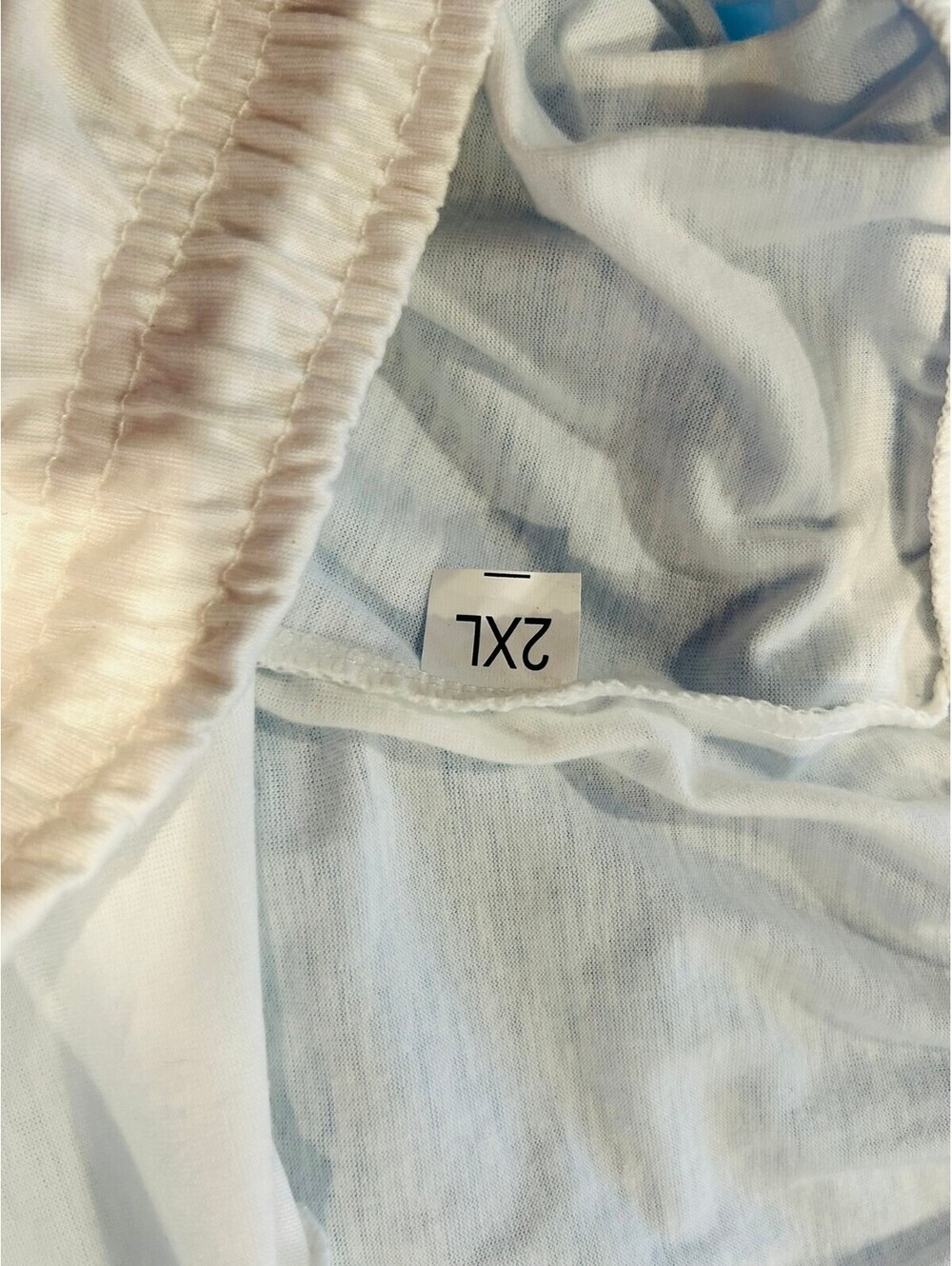 White Drawstring Shorts - Picture 4 of 4